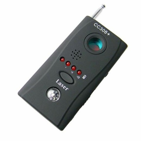 CC308 + dispositif Anti-écoute sans fil, GPS tout autour, détecteur de Signal CCTV, lentille IP, recherche Laser GSM, chargeur EU/US ► Photo 1/1