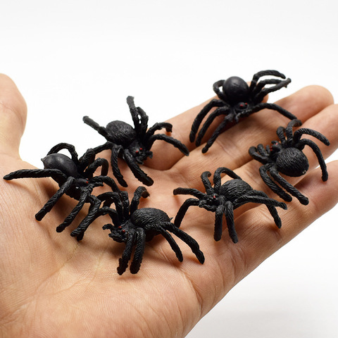 Jouet d'araignée artificielle en PVC, 1 pièce, modèle d'animal, Kuso, farces amusantes, blague ► Photo 1/5
