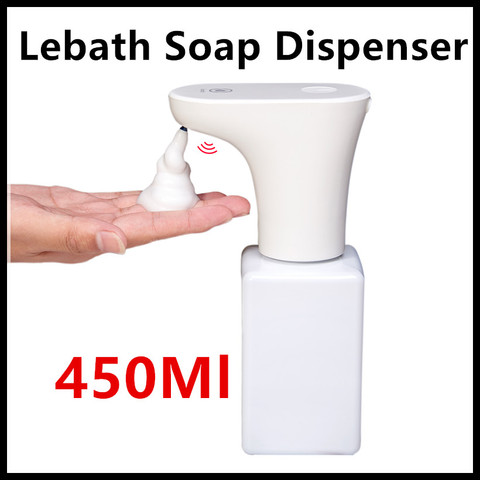 Xiaomi eco-system marque Lebath Auto Induction mousse distributeur de savon laveuse à main 450ML capacité PK MiniJ ► Photo 1/6