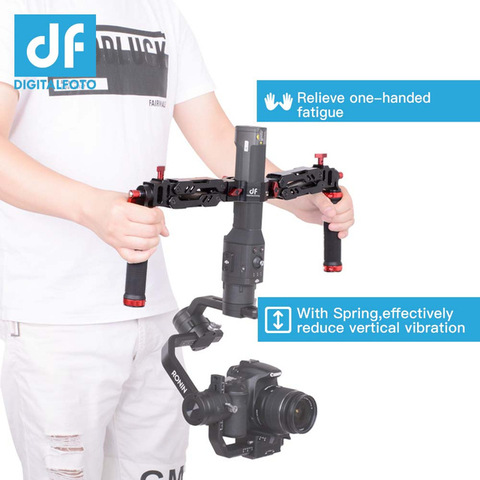 DF DIGITALFOTO 5 kg Ours Ares Cardan Poignée Ressort Double Support de Poignée pour Zhiyun Crane 2 Crane Plus DJI RONIN S 3 Z Axe Cardan ► Photo 1/6