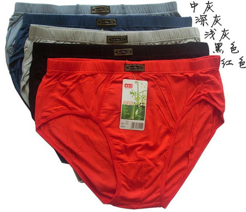 Vente au détail nouveaux slips hommes sous-vêtements hommes caleçons plus la taille 95% bambou fibers shorts hommes 4XL, 7XL, 9XL, multicolore ► Photo 1/1