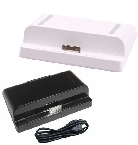 Chargeur de bureau support de quai adaptateur chargeur berceau + câble USB pour Samsung Galaxy Note 10.1 N8000 N8010 Tab 2 P3100 P6200 ► Photo 1/6