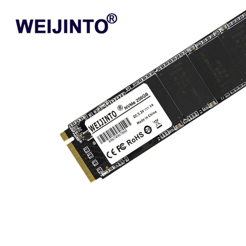 WEIJINTO – disque dur interne SSD NVMe, M.2, pcie, avec capacité de 128 go, 256 go, 240 go, 512 go, 500 go, 1 to, 240 go, pour ordinateur de bureau, pc portable ► Photo 1/6