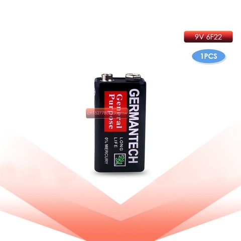9V 6F22ND PPP3 MN1604 6LR61 batterie sèche robuste Non rechargeable pour détecteur de fumée interphone jouet caméra Radio ► Photo 1/3