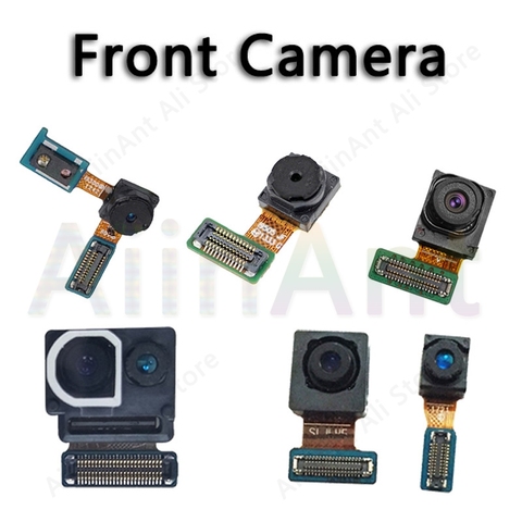 Visage d'origine petite caméra Flex pour Samsung Galaxy S3 i9300 S4 i9500 S5 mini G900F S6 S7 bord caméra avant Flex pièce de réparation ► Photo 1/4