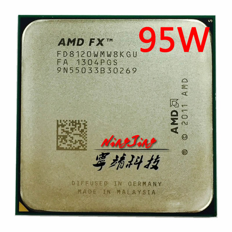 AMD-série FX 8120 FX8120 FX-8120 GHz, 95W huit cœurs, 3.1 FD8120WMW8KGU, prise AM3 + ► Photo 1/1