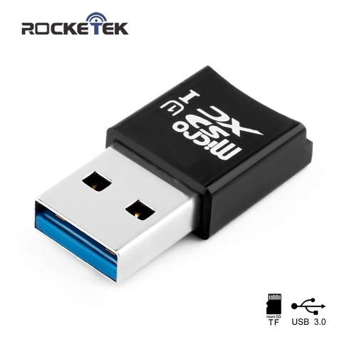 Rocketek usb 3.0 multi lecteur de carte mémoire adaptateur mini cardreader pour micro SD/TF lecteurs microsd ordinateur portable ► Photo 1/6