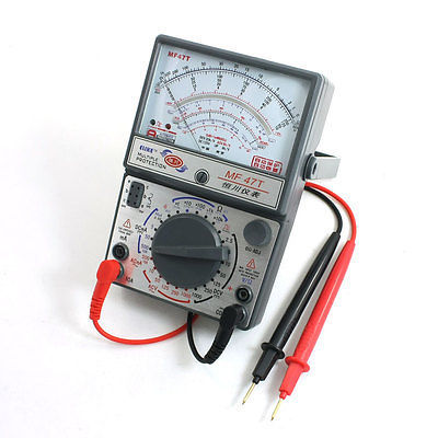 Multimètre analogique d'essai de courant continu de tension ca/cc alimenté par batterie MF47T ► Photo 1/1
