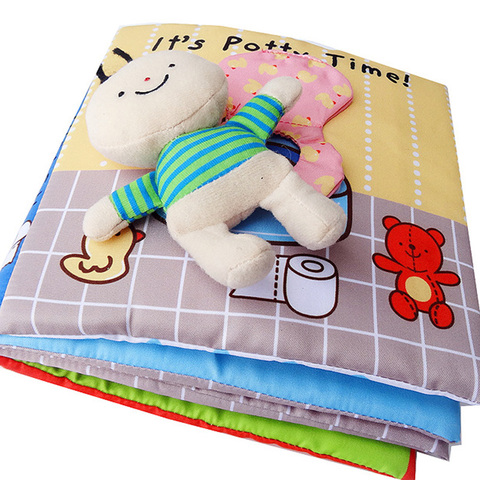 Livre de bébé livres en tissu doux enfant en bas âge nouveau-né apprentissage précoce développer Cognize lecture Puzzle livre jouets infantile livre calme pour les enfants ► Photo 1/6
