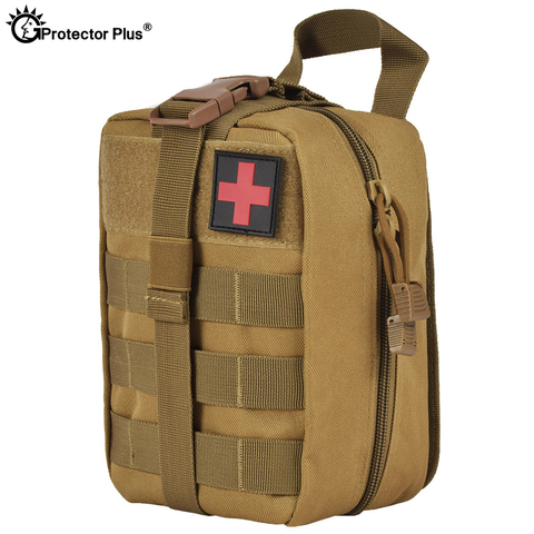 Sac médical tactique de protection PLUS, pochette utilitaire d'urgence de Camping, sacs militaires de premiers soins multifonctions en Nylon Molle ► Photo 1/6