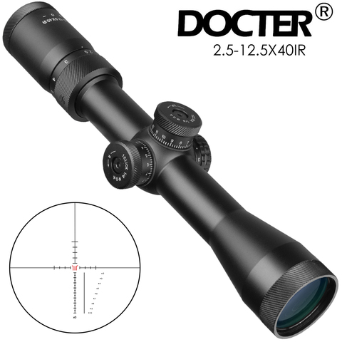 DOCTER 2.5-12.5X40 IR Scopes chasse fusil à Air portée fil télémètre réticule Mil Dot réticule lunette de visée optique tactique ► Photo 1/6