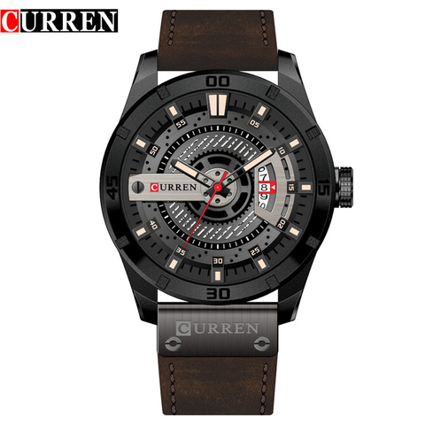 CURREN mode chaude montres créatives décontracté militaire Quartz sport montre-bracelet affichage Date mâle horloge Hodinky Relogio Masculino ► Photo 1/5