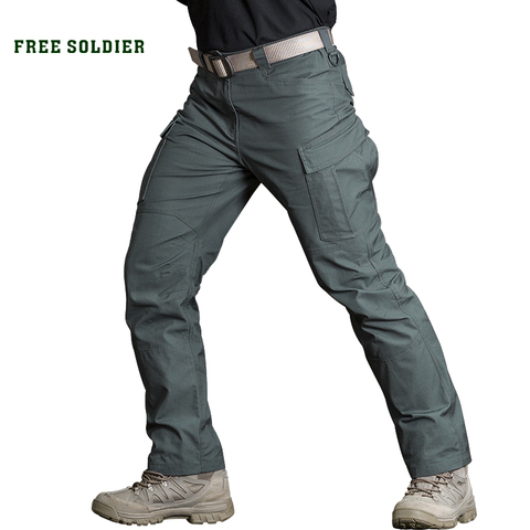 Pantalon tactique urbain de randonnée de camping en plein air de soldat gratuit à usage spécial, pantalon hydrofuge de sport, résistant à l'usure ► Photo 1/6