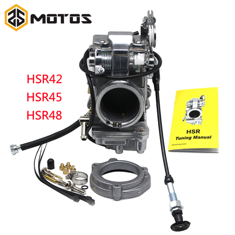 ZS-pompe d'accélérateur de Performance pour MOTOS, HSR42 45 48 Mikuni 42mm, carburateur TM42-6, 42-18, Harley EVO, double caméra pour 4T ► Photo 1/6