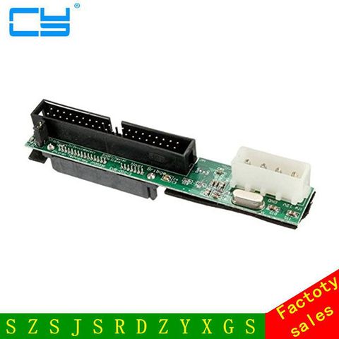 Adaptateur de convertisseur de disque dur SATA SSD HDD à IDE 3.5 pouces, 7 + 15 broches, mâle 40 broches, livraison gratuite ► Photo 1/1