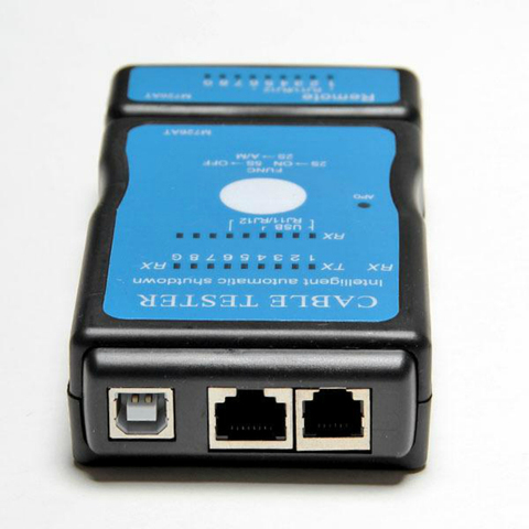 Multi-Modulaire RJ-45 RJ-11 Réseau LAN USB Cable Tester LAN USB Réseau RJ45 Cat5 RJ11 ► Photo 1/5