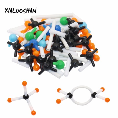 Modèle de Structure moléculaire Miniature Kit de jeu de modèles moléculaires 9mm-chimie générale et organique pour la recherche en enseignement en laboratoire scolaire ► Photo 1/3