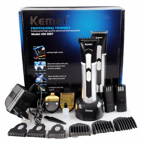 KEMEI-Machine électrique 3 en 1, Rechargeable professionnel, coupe de cheveux pour hommes et bébé, tondeuse à cheveux ► Photo 1/6