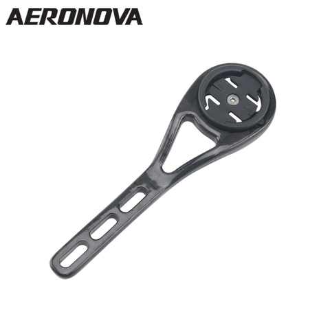 AERONOVA-support pour compteur de vitesse de vélo en fibre de carbone, pour vtt/bicyclette de route, support de chronomètre pour siège brillant UD ► Photo 1/6