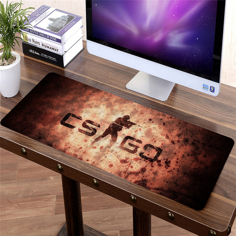 SIANCS 80x30 cm Personnalisé BRICOLAGE Tapis de Souris CS ALLER Grand Jeu tapis grande gamer Tapis De Souris jeu pistolet peaux souris tapis pour Hyper bête hurlement ► Photo 1/1