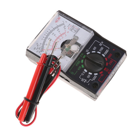 Multimètre électrique analogique, multimètre, Portable, voltmètre, testeur de courant OHM, tension AC/DC, MF-110A ► Photo 1/6