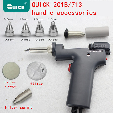 Pistolet d'aspiration électrique QUICK201B, ensemble chauffant 201B, éponge filtrante, filtre, buse ► Photo 1/6