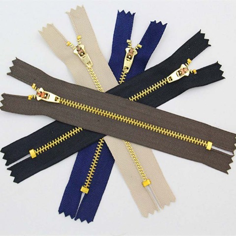 Couture en jean noir, 10 pièces, 3 #8cm, 10cm, 11cm, 12cm, 13cm, 15cm, 18cm, fermeture éclair pour couture fermetures à glissière en métal ► Photo 1/2