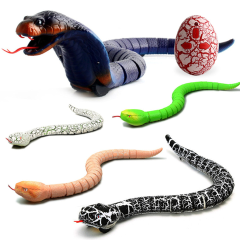 Robot télécommandé serpent Rc Naja Cobra vipère, jouet Animal avec câble USB, jouet amusant et terrifiant, cadeau de noël pour enfants ► Photo 1/6