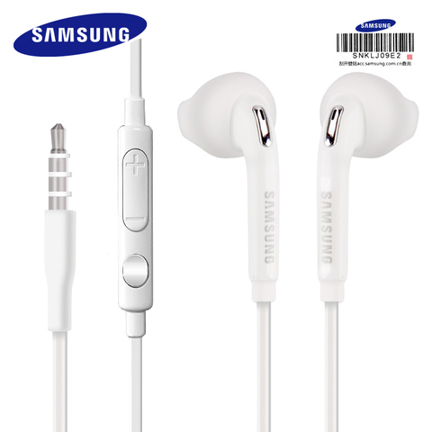 100% Original Samsung EO-EG920 écouteurs intra-auriculaires avec haut-parleur de contrôle filaire 3.5mm casques avec micro 1.2 m dans l'oreille Sport écouteurs ► Photo 1/6