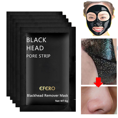 EFERO noir tête dissolvant masque noir visage masque acné traitements Peel Off noir masque de points noirs soins de la peau 3/5/6/10/13 paquets ► Photo 1/6