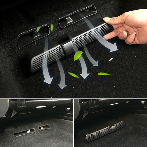 Housse de climatiseur pour Volkswagen, 2 pièces, coque de sortie de ventilation pour siège arrière, pour VW Tiguan Mk2 Allspace 2016 2017 ► Photo 1/6