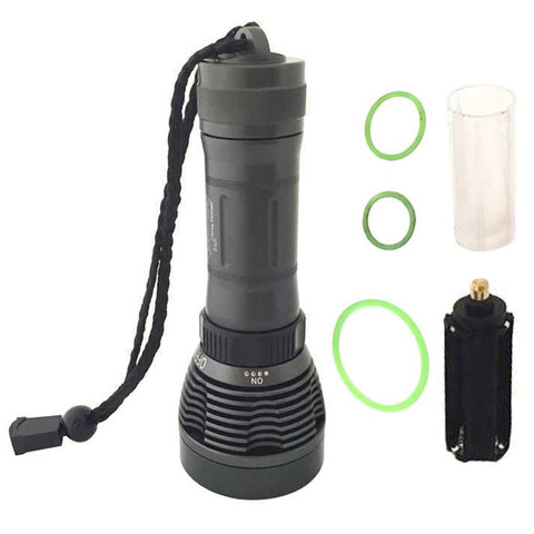 Lampe torche de plongée sous-marine pour la chasse, lampe torche pour la chasse, XM-L T6 lumière LED lm ► Photo 1/1