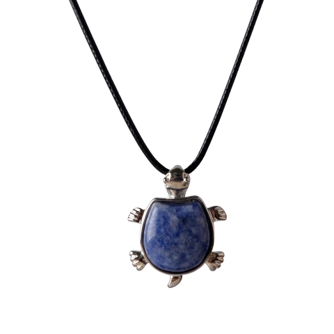 Lapis Lazuli Turtle Nacklace Natural Crystal Quartz Red carnelian  stones Collars Necklace Jewelry ► Photo 1/5