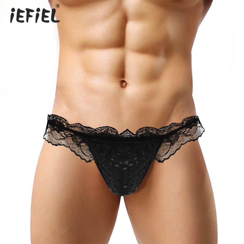 String Homme Sexy Hot - Lingerie Homme Dentelle - Slip Homme Sexy Moulant -  Tanga Homme Sexy Hot - Gay Costume - String Borat - Travesti Lingerie Sexy