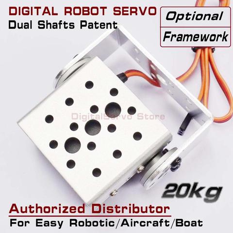 DSSERVO-Servo-Robot numérique pour Robot, 15kg, 20kg, arbre à double axe, engrenage métallique Arduino, Servo numérique pour Robot, bricolage FPV ► Photo 1/6