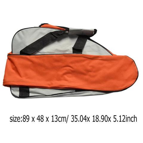 Sac de tronçonneuse Portable étui de transport adapté pour scie à chaîne 12 ''/14''/16 ''tissu Oxford pochette de transport sacs de rangement outil d'emballage ► Photo 1/5