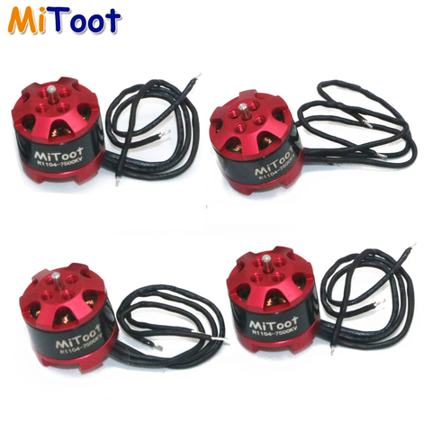 Mitoot – moteur sans balais 7500KV R1104, 4 pièces/lot, pour hélice 2030 3020 RC Racing Racer Drone Quadcopter ► Photo 1/4