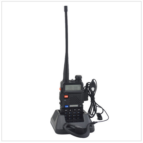 Baofeng bibande UV-5R talkie walkie radio double affichage 136-174/400-520 mHZ radio bidirectionnelle avec l'écouteur libre BF-UV5R ► Photo 1/6