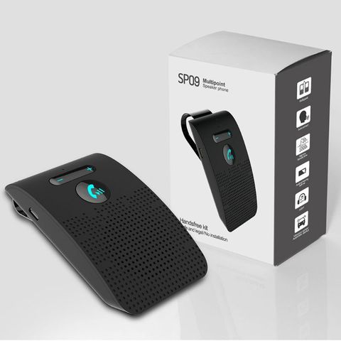Qiang – Kit de voiture sans fil Bluetooth V5.0, haut-parleur mains libres sans fil pour téléphone, pare-soleil à Clip ► Photo 1/6
