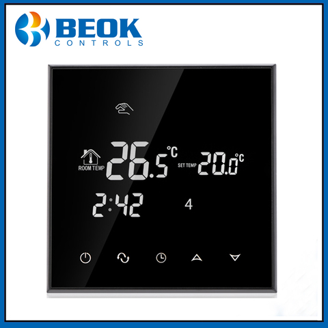 Thermostat de chauffage d'écran tactile de thermorégulateur de TGT70-EP pour le Thermostat chaud de système de chauffage électrique de plancher ► Photo 1/6