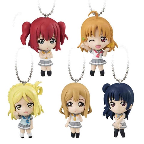 Amour amour en direct soleil Aqours Anime jeu Takami Chika Kurosawa Dia Tsushima Yoshiko Mari Kawaii résine Capsule jouet pendentif ► Photo 1/2