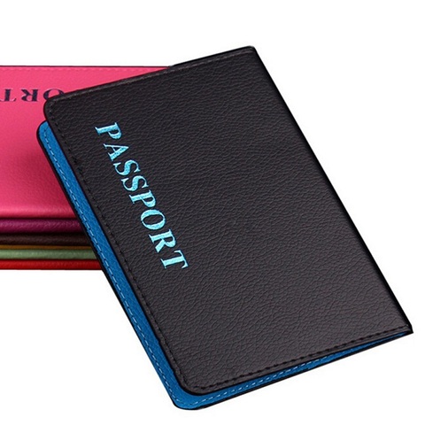 Couverture de passeport en cuir PU, nouveau motif, porte-documents de voyage pour femmes et filles ► Photo 1/6
