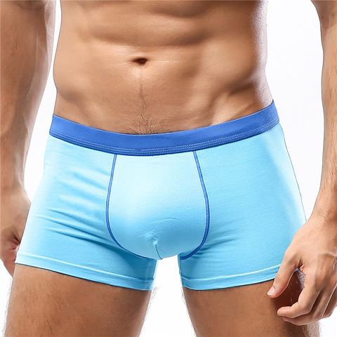 Calvin Boxer en coton pour hommes, sous-vêtement masculin, caleçon Sexy 3D U Cueca Modal Boxer, caleçons hommes, tendance ► Photo 1/6