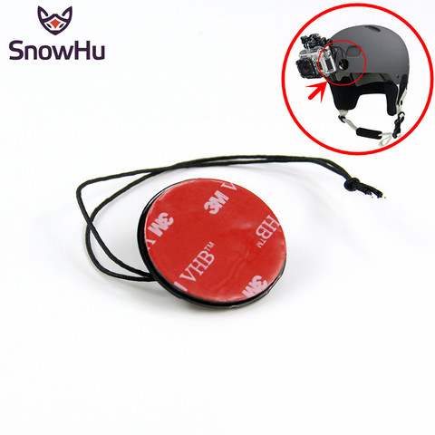 SnowHu pour GoPro accessoires sécurité assurance sangles d'attache avec montage autocollant 3M pour Go Pro Hero 9 8 7 6 5 Yi 4K caméra GP21 ► Photo 1/6
