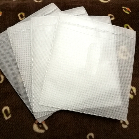 10 PCS/LOT Deli 3726 Spécial PP sac pour CD DVD 120x140mm CD sac CD manches blanc pp sac pour CD ► Photo 1/6