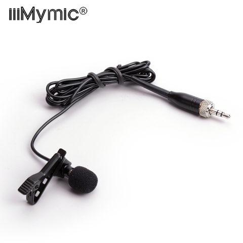 Micro à condensateur unidirectionnel à revers Lavalier professionnel pour émetteur BodyPack sans fil Sennheiser 3.5mm verrouillable ► Photo 1/4