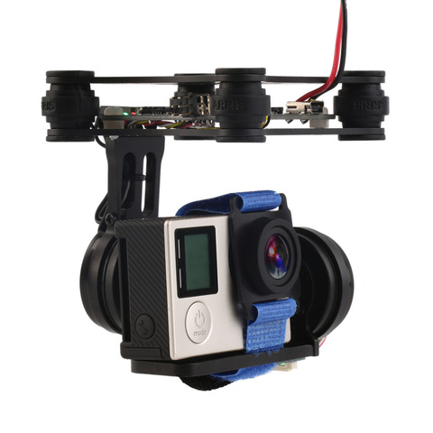 RTF – caméra à cardan 2 axes sans balais, avec 2208 moteurs, carte de contrôleur BGC, Support SJ4000 Gopro 3 4, pour Drone Rc ► Photo 1/6