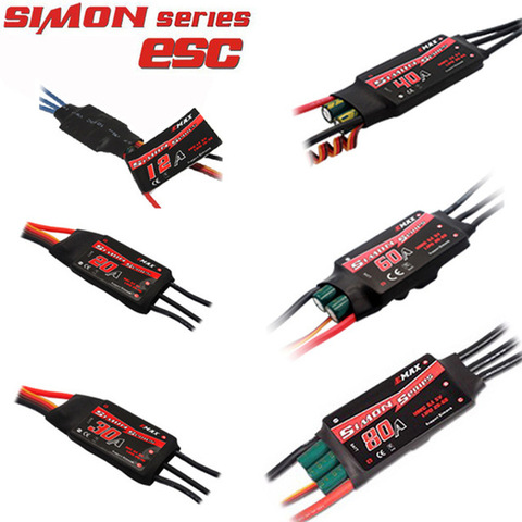 EMAX SimonK – contrôleur de vitesse sans balais ESC 6A 12A 20A 30A, pour FPV RC UAV, cadre de Drone Quadcopter, 1 pièces ► Photo 1/6