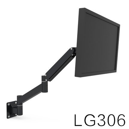 BL-LG306 bras Long 13-21 pouces support de moniteur support mural mouvement complet rotation support de montage TV ► Photo 1/3