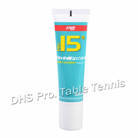 DHS No.15 colle 50ml colle à l'eau pour raquette de Tennis de Table accessoires de Ping-Pong ITTF approuvé NO-V.O.C ► Photo 1/3